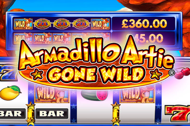 Armadillo Artie Gone Wild - DWG slot at Dreams Casino Casino